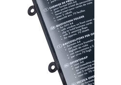 Offertemap Oxford A4 met insteektas 2 kleppen 0.5mm PP zwart