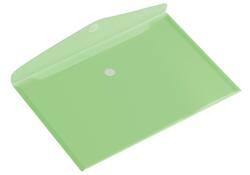 Enveloptas HF2 A4 335x240mm dwars PP transparant groen