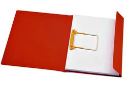 Clipmap Secolor A4 100% gerecycled karton 250gr rood verpakt per 50 stuks