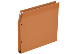 Hangmap Medium Flex A4 U-bodem 30mm karton oranje