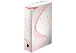 Archiefdoos Esselte Boxycolor 80mm 250x352mm wit (25)
