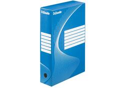 Archiefdoos Esselte Boxycolor 80mm 352x250mm blauw