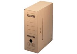 Archiefdoos met deksel Leitz Premium 120x275x325mm natuurbruin