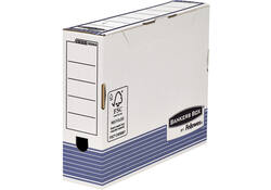 Archiefdoos Bankers Box System A4 80mm wit blauw