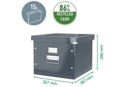 Hangmappenbox Leitz Click & Store 357x285x367mm zwart