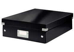 Opbergdoos Leitz Wow Click & Store organiser 280x100x370mm middelgroot zwart