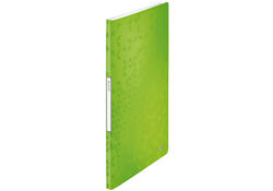 Showmap Leitz WOW A4 20-tassen PP groen