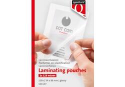 Lamineerhoes Quantore creditcard 54x86mm 2x125micron 100stuks