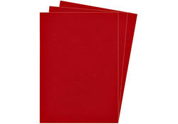 Voorblad Fellowes A4 lederlook rood 100stuks