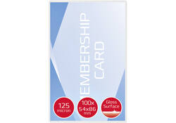 Lamineerhoes GBC creditcard 54x86mm 2x125micron 100stuks