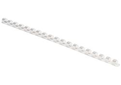 Bindrug Fellowes 8mm 21rings A4 wit 100stuks