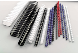 Bindrug GBC 8mm 21rings A4 rood 100stuks