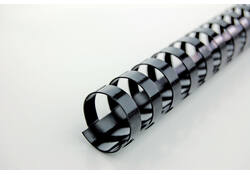 Bindrug GBC 12mm 21rings A4 zwart 100stuks