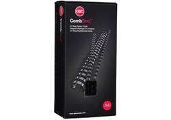 Bindrug GBC 14mm 21rings A4 wit 100stuks