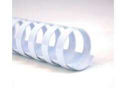 Bindrug GBC 25mm 21rings A4 wit 50 stuks