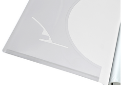 Showmap Opus 2 frontview A4 20-tassen wit