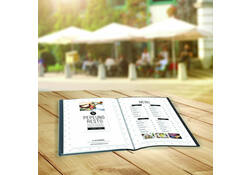 Showmap Opus 2 frontview A4 30-tassen antraciet
