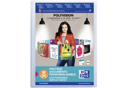 Showalbum Oxford Polyvision A4 20-tassen PP transparant