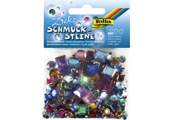 Glitter steentjes Folia 800 stuks diverse kleuren en afmetingen