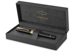 Vulpen Parker Duofold Classic black 18k GT fijn