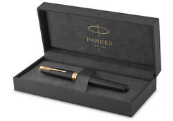 Vulpen Parker Sonnet matte black lacquer GT medium