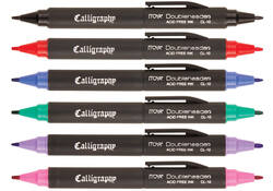 Kalligrafiepen Itoya CL-10 1.5 èn 3.0mm blauw