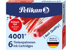 Inktpatroon Pelikan 4001 rood