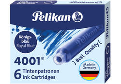 Inktpatroon Pelikan 4001 koningsblauw