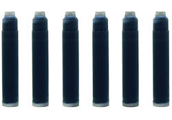 Inktpatroon Waterman internationaal Florida blauw pak à 6 stuks