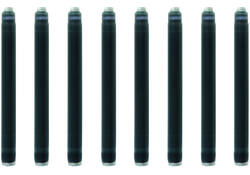 Inktpatroon Waterman nr 23 lang zwart pak à 8 stuks