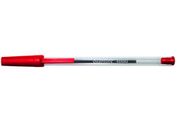 Balpen Quantore Stick rood medium