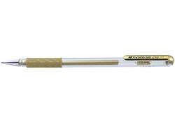 Gelschrijver Pentel K118 Grip medium goud