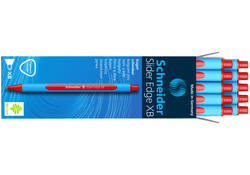 Balpen Schneider Slider Edge extra breed rood