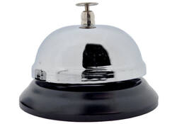 Baliebel 85mm hoogte 50mm chroom voet zwart