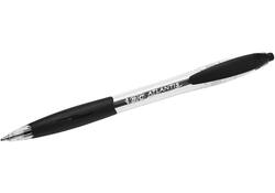 Balpen Bic Atlantis classic grip clic medium zwart
