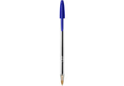Balpen Bic Cristal medium blauw zakje à 8+2 gratis