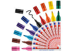Viltstift edding 3000 rond 1.5-3 mm zwart