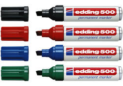 Viltstift edding 500 schuin 2-7mm rood