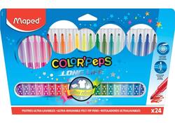 Viltstift Maped Color'Peps Long Life set á 24 kleuren