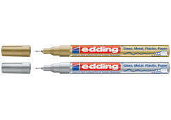 Viltstift edding 780 lakmarker rond 0.8mm goud