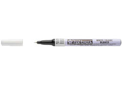Viltstift Sakura pen-touch EF wit 1-2mm