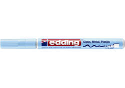 Viltstift edding 751 lakmarker rond 1-2mm pastel blauw