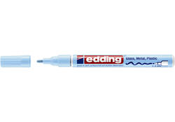 Viltstift edding 751 lakmarker rond 1-2mm pastel blauw