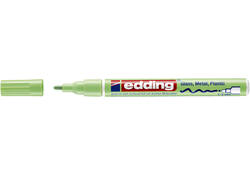Viltstift edding 751 lakmarker rond 1-2mm pastel groen