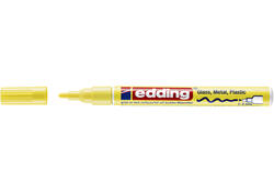 Viltstift edding 751 lakmarker rond 1-2mm pastel geel