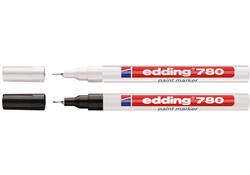 Viltstift Edding 780 lakmarker rond 0.8mm zwart