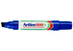 Viltstift Artline 100 schuin 7.5-12mm blauw