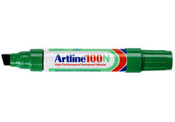 Viltstift Artline 100 schuin 7.5-12mm groen