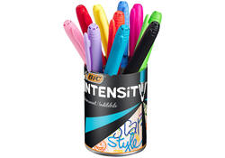 Viltstift Bic Intensity rond medium assorti pot à 10 stuks
