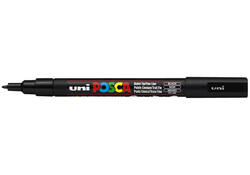 Verfstift Posca PC3M fijn zwart